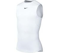 Nike FB7914-100 M NP DF Top SL Tight Sweatshirt Hombre White/Black Tamaño S