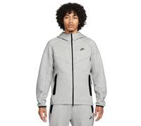 Nike FB7921-063 M NK TCH FLC FZ WR Hoodie Sweatshirt Hombre DK Grey Heather/Black Tamaño S