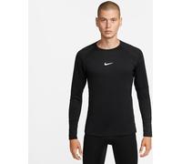 NIKE Camiseta funcional negro / blanco L negro / blanco