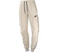 Nike FB8330-110 W NSW TCH FLC MR JGGR Pants Mujer Pale Ivory/Black Tamaño S-T