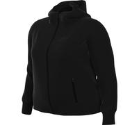 Nike FB8340-010 W NSW TCH FLC WR FZ HDY Sweatshirt Mujer Black/Black Tamaño 0X