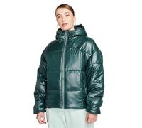 NIKE FB8769-328 W NSW PE SHINE PUFFER Jacket Mujer Deep Jungle/Deep Jungle Tamaño XL