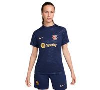 Nike FC Barcelona Damen Dri-fit Academypro Short-Sleeve Topk Home PM Top, Azul Marino/Azul Marino/Club Dorado, Medium Mujeres