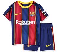 NIKE FC Barcelona Temporada 2020/21-FCB I NK BRT HMCD4607-456 Kit Completo Primera Equipación, Niño, Deep Royal Blue/Varsity Maize Full Sponsor, 9-12