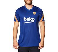 Nike FC Barcelona Temporada 2020/21-FCB M NK BRT Strk Top SSCD5999-458 Camiseta, Unisex, Deep Royal Blue/Deep Royal Blue/Amarillo/Amarillo Full spon-Coach, XS