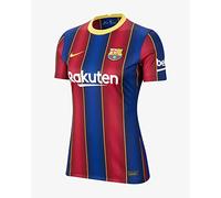 Nike FC Barcelona Temporada 2020/21-FCB W NK BRT STAD JSY SS HMCD4401-456 Camiseta Primera Equipación, Mujer, Deep Royal Blue/Varsity Maize Full Sponsor, XL