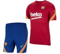 Nike FC Barcelona Temporada 2020/21-FCB Y NK BRT STRKE Top SSCD6029-621 Camiseta, Niño, Noble Red/Noble Red/Amarillo/Amarillo Full spon-plyr, M