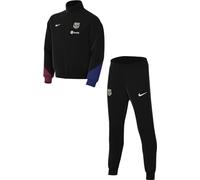 Nike Fc Barcelona Track Suit Fcb I Nk Df Strk Trk Suit K, Black/Noble Red/Lt Orewood Brn, FN9994-011, 9-12