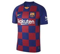 Nike FCB M Nk BRT Stad JSY SS Hm Football T-Shirt, Hombre, Deep Royal Blue/(Varsity Maize) (Full Sponsor), L