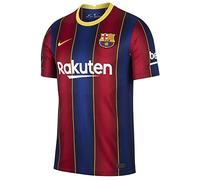 Nike FCB M NK BRT Stad JSY SS Hm T-Shirt, Hombre, Deep Royal Blue/Varsity Maize Full Sponsor, S