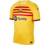 Nike FCB M Nk DF Stad JSY SS 4th Top, Amarillo/University Red/De, Small para Hombre