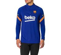 Nike FCB M NK Dry Strk Dril Top Long Sleeved t-Shirt, Hombre, Deep Royal Blue/Deep Royal Blue/Amarillo/Amarillo Full Spon-Coach, XL