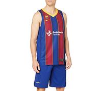 Nike FCB M NK JSY Replica Home Tank Top, Hombre, Noble Red/Deep Royal Blue/Varsity Maize, 2XL