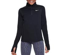 Nike FD2853-010 G NK DF LS HZ Sweatshirt Girl'S Black/White Tamaño XS