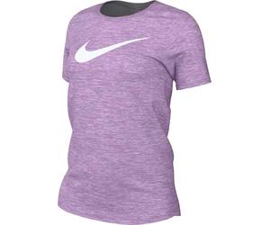 Nike FD2884-532 W NK DF tee Swoosh T-Shirt Mujer Rush Fuchsia/Pure/HTR/White Tamaño S