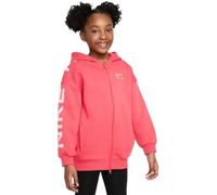 Nike FD2960-648 G NSW Club FLC Air HD FZ LS Sweatshirt Girl'S LT Fusion Red/Med Soft Pink Tamaño XS