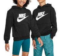 Nike FD2988-010 K NSW Club FLC HDY HBR Sweatshirt Unisex Black/White Tamaño S