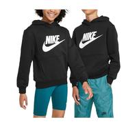 Nike FD2988-010 K NSW Club FLC HDY HBR Sweatshirt Unisex Black/White Tamaño XS