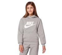 Nike FD2988-063 K NSW Club FLC HDY HBR Sweatshirt Unisex DK Grey Heather/White Tamaño L