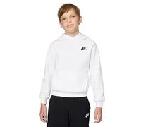 Nike FD3000-100 K NSW Club FLC HDY LBR Sweatshirt Unisex White/Black Tamaño XS