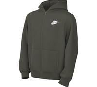 Nike FD3004-325 K NSW Club FLC HD FZ LS LBR Sweatshirt Unisex Cargo Khaki/White Tamaño M