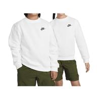 Sudadera para niña Nike Kids Sportswear Club Fleece Hoodie - white/black S
