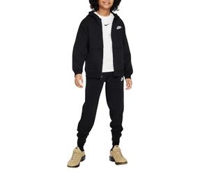 NIKE FD3114-010 K NSW Club FLC FZ Tracksuit Tracksuit Unisex Blanco Negro Tamaño M