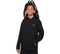 Nike FD3291-010 B NSW Tech FLC PO Hoodie Sweatshirt Boy's Black/Black Tamaño XS