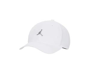 nike FD5186 J Rise Cap S CB MTL JM - Gorra (talla M/L), Blanco/Gris Metálico, M L