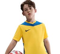 NIKE FD7438-720 Dri-FIT Park Derby IV T-Shirt Unisex Tour Yellow/Royal Blue/Black Tamaño S