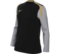 Nike FD7567-011 W NK DF STRK24 Crew Top K Sweatshirt Mujer Black/Jersey Gold/Wolf Grey/White Tamaño S
