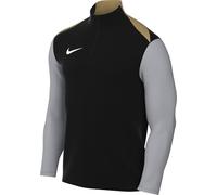 Nike FD7667-011 Dri-FIT Academy Pro 24 Drill Top K Sweatshirt Hombre Black/Wolf Grey/Jersey Gold/White Tamaño M