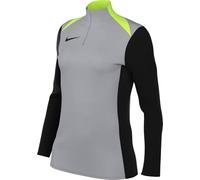 NIKE FD7669-013 Dri-FIT Academy Pro 24 Drill Top K Sweatshirt Mujer Wolf Grey/Black/Volt/Black Tamaño S