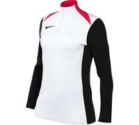NIKE FD7669-100 Dri-FIT Academy Pro 24 Drill Top K Sweatshirt Mujer White/Black/Bright Crimson/Black Tamaño M