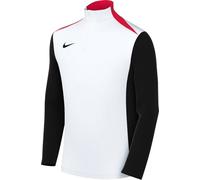 NIKE FD7671-100 Dri-FIT Academy Pro 24 Drill Top K Sweatshirt Unisex White/Black/Bright Crimson/Black Tamaño S