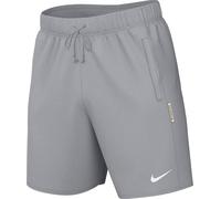 Nike FD7748-012 M NK DF SI FLC 8IN Short Shorts Hombre Wolf Grey/White Tamaño S