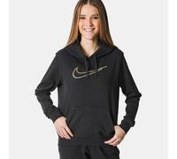 Nike Felpa Con Capucha Donna Sportswear Club 010 Nero/Oro MPN FB8763-010