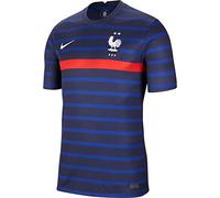 Nike FFF M Nk BRT Stad JSY SS Hm T-Shirt, Hombre, Blackened Blue/White, XS