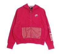 Nike - Fireberry/Blanco Sudadera con Capucha Cremallera Deportiva Air Top - Sport - Mujer - Rosa - L -