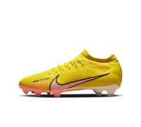 NIKE Firm-Ground Soccer Cleats Zoom Mercurial Vapor 15 Pro FG, Yellow Strike/Sunset Glow-Doll, DJ5603-780, 41 EU