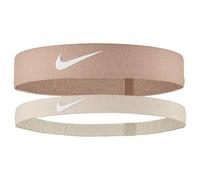 Nike Flex 2 PK Diademas para hombre Rose Gold/Sanddrift/White One Size