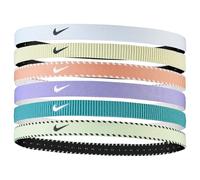 Nike Flex Classic Headbands 6PK Bandas Elásticas para el Cabello Sport Lilac Ice (6 unidades)