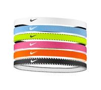 Nike Flex Classic Headbands 6PK Bandas Elásticas para el Cabello Sport Volt (6 unidades)