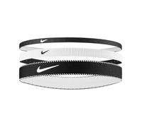 Nike Flex Classic MW Headbands 3PK Bandas Elásticas Varias Amplitudes para Cabello Sport W/B (3 Unidades)