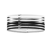 Nike Flex Classic Slim Headbands 6PK Bandas Elásticas Delgadas para Cabello Sport W/B (6 Unidades)