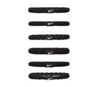 Nike Flex Gomas para el pelo (Paquete de 6) - Negro