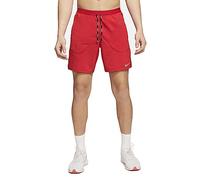Nike Flex Stride - Pantalones cortos de correr 2 en 1 para hombre (17,78 cm, Alpha, Mediano, Regular, Regular, Rojo Universidad/Rojo Universitario)