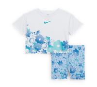 Nike Flow-Ral Conjunto de dos piezas de mallas cortas con estampado - Bebé (12-24 M) - Azul 12M