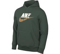 Nike Sportswear Sudadera 'CLUB' sepia / verde / blanco, Talla L