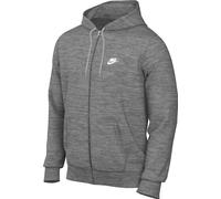 NIKE FN3884-063 Club Sweatshirt Hombre DK Grey Heather/LT Smoke Grey/White Tamaño L